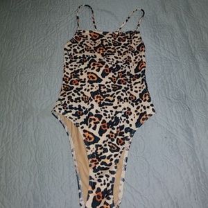 Topshop Leopard swimsuit